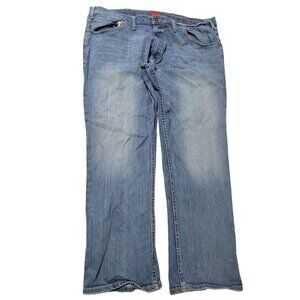 Foundry Athletic Fit Jeans Mens Size 46 X 30 Straight Leg Light Wash Denim Pants
